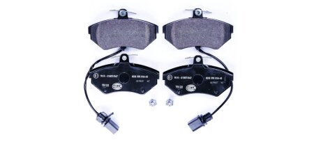 Колодки гальмівні дискові; передня вісь HELLA 8DB355018451