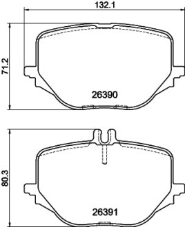 Колодки гальмівні HELLA 8DB355041121