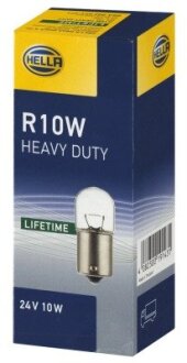 R10W 24V Автолампа HD (Увеличенный Ресурс !) HELLA 8GA 002 071-271