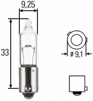 H21W 24V 21W Автолампа HELLA 8GH 008 417-012