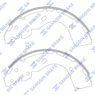Колодки тормозные задние (барабанного типа) Nissan Navara (15-) Hi-Q (SANGSIN) SA213