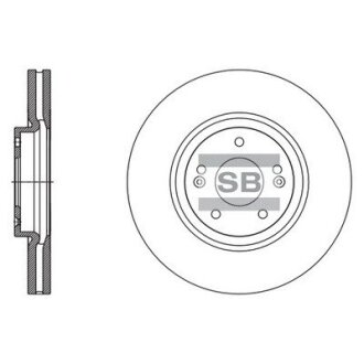 Диск тормозной Hi-Q (SANGSIN) SD1132