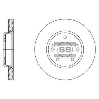 Диск тормозной Hi-Q (SANGSIN) SD1135