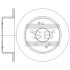 Диск гальмівний (кратно 2) задній Ssangyong Korando C 2WD (11-) (D=262.0mm) HI-Q Hi-Q (SANGSIN) SD3085 (фото 1)