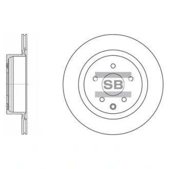 Гальмівний диск Hi-Q (SANGSIN) SD4211