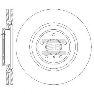 Диск тормозной Hi-Q (SANGSIN) SD4228