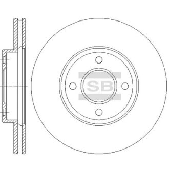 Диск гальмівний Hi-Q (SANGSIN) SD4235