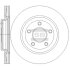 Диск тормозной (кратно 2) передний (вентилируемый) Qashqai (07-) (D=295.7mm) Hi-Q (SANGSIN) SD4258 (фото 1)