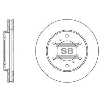 Гальмівний диск передній Hi-Q (SANGSIN) SD4311