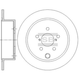 Диск тормозной Hi-Q (SANGSIN) SD4708