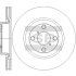 Диск тормозной (кратно 2) передний (вентилируемый) Toyota Yaris (12-) (D=280.0mm Hi-Q (SANGSIN) SD4906 (фото 1)