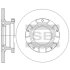 Диск тормозной (кратно 2) задний Ford Transit Custom (12-) (D=288.0mm) Hi-Q (SANGSIN) SD5354 (фото 1)