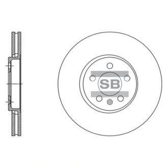 Гальмівний диск Hi-Q (SANGSIN) SD5408