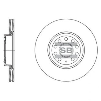 Гальмівний диск Hi-Q (SANGSIN) SD5409
