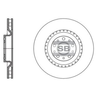 Тормозной диск передний Hi-Q (SANGSIN) SD5503