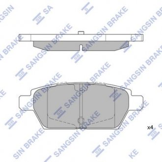 Колодки тормозные дисковые Hi-Q (SANGSIN) SP1476