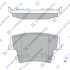 Колодки тормозные задние (дисковые) Chrysler 300 (11-), Dodge Charger (11-) Hi-Q (SANGSIN) SP1508 (фото 1)