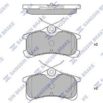 Комплект тормозных колодок из 4 шт. дисков Hi-Q (SANGSIN) SP1575