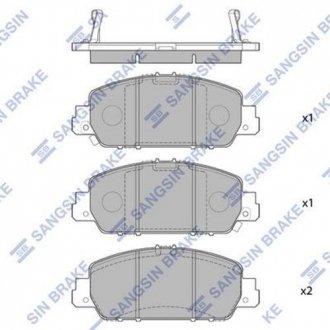 Колодки тормозные дисковые Hi-Q (SANGSIN) SP1779