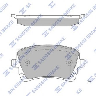 Кт. Гальмівні колодки Hi-Q (SANGSIN) SP2112-R