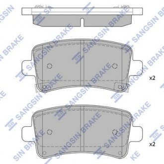 Колодки тормозные дисковые задние Hi-Q (SANGSIN) SP2135