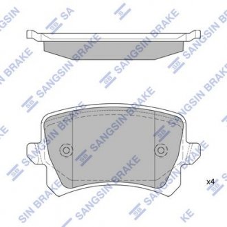 Комплект тормозных колодок. Hi-Q (SANGSIN) SP2263