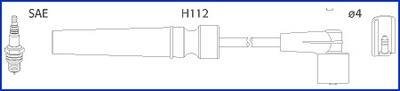 CHEVROLET К-кт высоковольтных проводов Aveo,Lacetti,Daewoo Nubira 1.4/1.6 97- HITACHI 134236