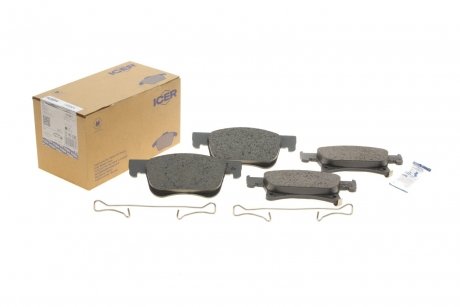 Комплект тормозных колодок (дисковых).) ICER 182221