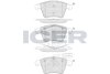 Комплект гальмівних колодок (дискових) ICER LM1778-071 (фото 1)