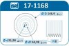 Шків колінчастого валу IJS GROUP 17-1168 (фото 2)