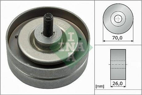 Ролик натяжний ременя генератора INA 532 0789 10