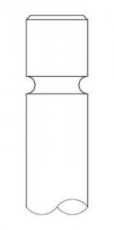 Клапан IN Peugeot 1.1 TU1 36.7X7X112.8 Intervalves 2251.002