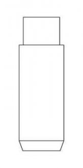 Направляюча клапана IN/EX OM611/612 (37.5x7.015x12.58) Intervalves 8161.604