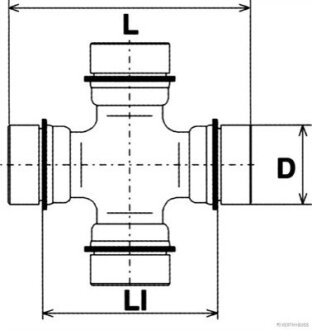 Крестовина JAKOPARTS J2920301