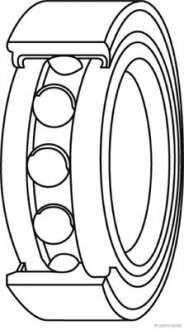 Подшипник шариковый d>30 JAKOPARTS J4719002