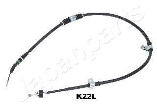 KIA Трос ручн.тормоза лев.Cerato 11/04 - JAPANPARTS BC-K22L (фото 1)