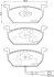 VW Тормозные колодки передн.Audi A3 13-,Seat Leon,Skoda Octavia III,Golf VII 12- JAPANPARTS PA-0938AF (фото 2)