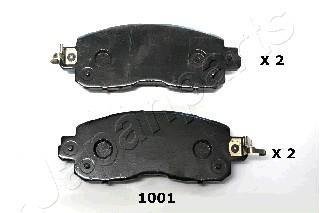 NISSAN Тормозные колодки передн.LEAF 10- JAPANPARTS PA-1001AF