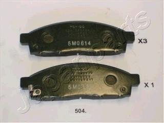 MITSUBISHI Тормозные колодки передн.L200 05 - JAPANPARTS PA-504AF