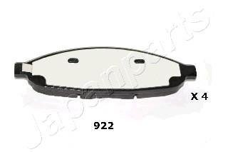 CHRYSLER Тормозные колодки перед Pacifica 3,5 AWD -06 JAPANPARTS PA-922AF