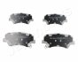 KIA Колодки тормозные передние Ceed 13-, Carens 1,7CRDi 13- JAPANPARTS PA-K24AF (фото 1)