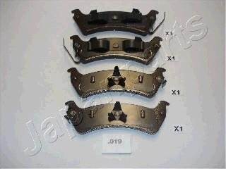 JEEP Тормозные колодки задние Grand Cherokee JAPANPARTS PP-019AF