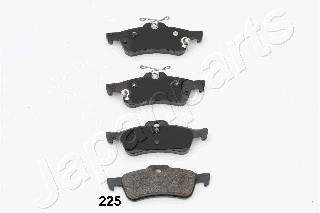 TOYOTA Тормозные колодки задн.Yaris 05-,Honda Civic IX 12- JAPANPARTS PP-225AF