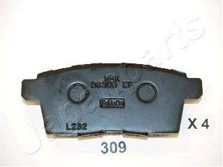 MAZDA Колодки торм.задн.CX-7/9 JAPANPARTS PP-309AF