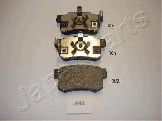 HONDA Тормозные колодки задн.Accord 2.2/2.4 08-,CR-V II 01- JAPANPARTS PP-445AF