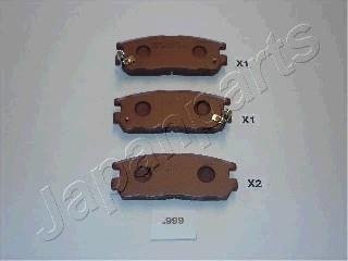 OPEL Тормозные колодки задн. FRONTERA A,B 2 JAPANPARTS PP-999AF