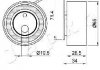 Ролик ременя ГРМ Opel Astra h 1.7 (07-14),Opel Astra h 1.7 (07-14) JAPKO 45418 (фото 3)