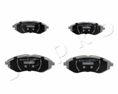 Гальмівні колодки дискові пер. Aveo 04- JAPKO 50W07