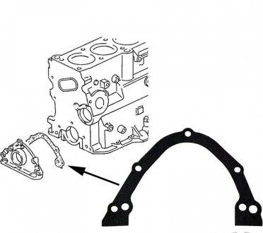 Прокладка кришки ГРМ Golf/Passat/A6 -97 JP GROUP 1119100300