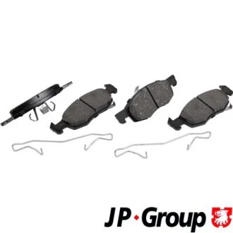 Гальмівні колодки перед. CORSA E 14- (TEVES) JP GROUP 1263607710